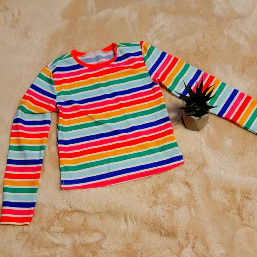 GAP Kids Striped Multicolor Rashguard